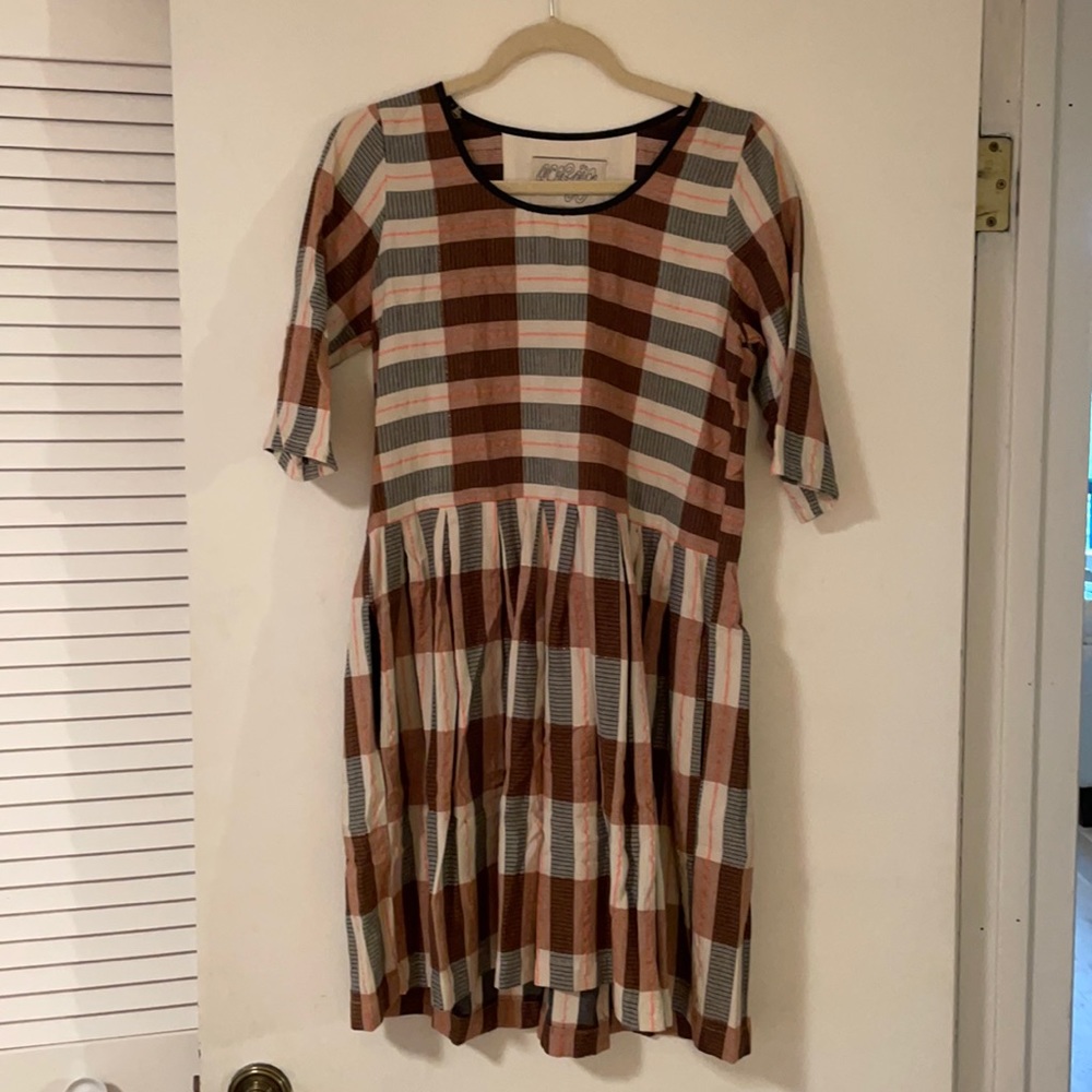 Plaid ace and jig dress